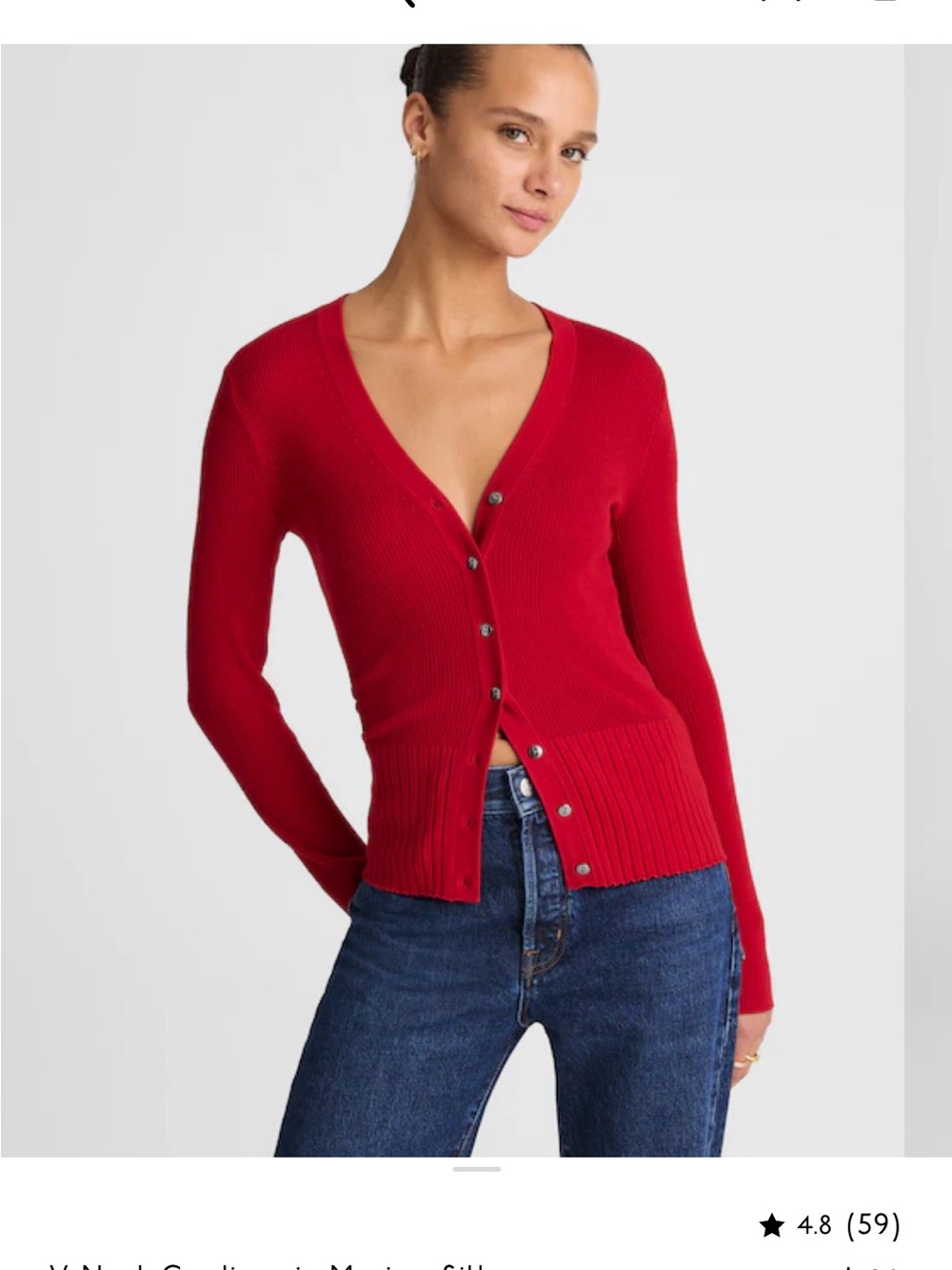 Madewell NWT sz S silk-merino cardigan sweater
